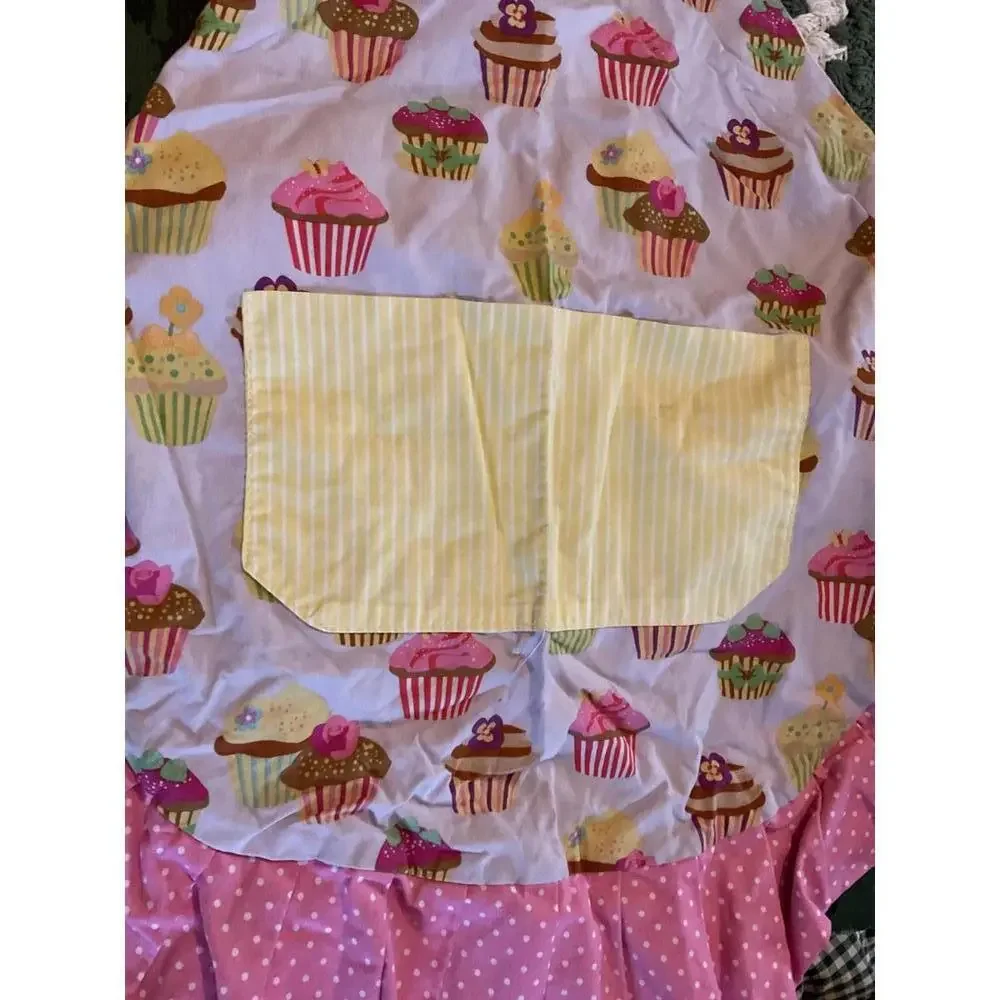 Flirty Aprons Cupcake Apron with Ruffle Trim One Size